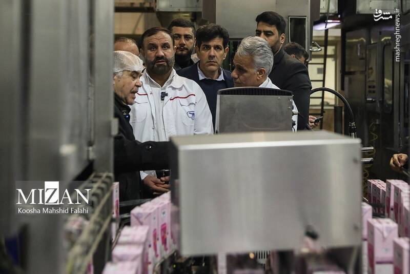 عکس/ بازدید دادستان تهران از شرکت صنایع شیر ایران