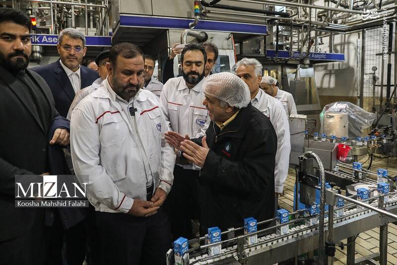 عکس/ بازدید دادستان تهران از شرکت صنایع شیر ایران