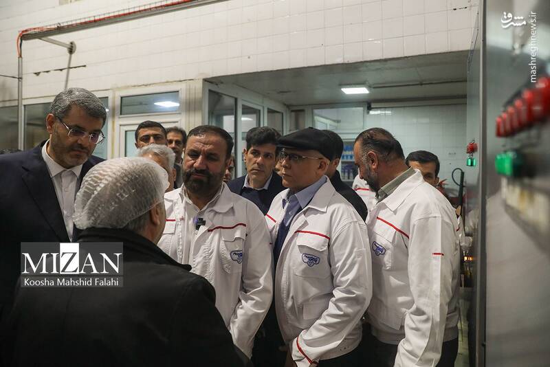 عکس/ بازدید دادستان تهران از شرکت صنایع شیر ایران