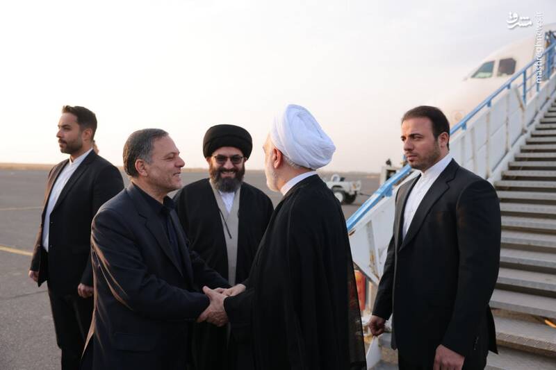 استقبال مقامات استانی از رئیس دستگاه قضا در فرودگاه