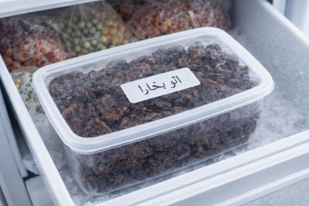 روش نگهداری آلو بخارا در فریزر, فریز کردن آلو تازه