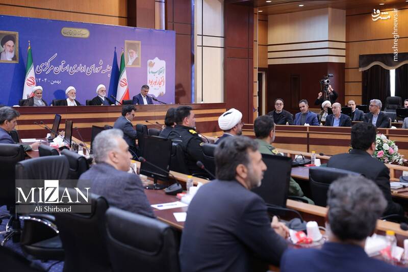 حضور در جلسه شورای اداری استان مرکزی