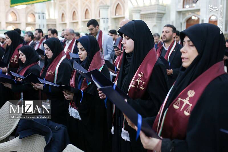 عکس/ مراسم تحلیف قضات جدیدالورود دستگاه قضایی