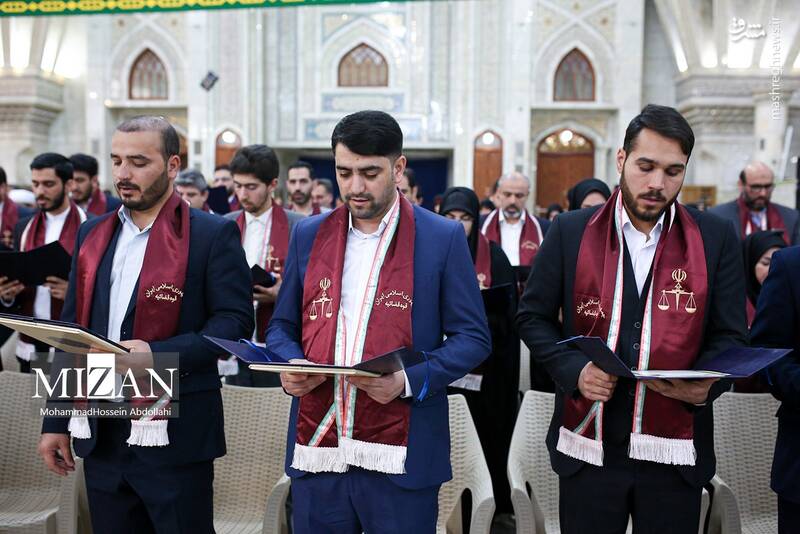 عکس/ مراسم تحلیف قضات جدیدالورود دستگاه قضایی