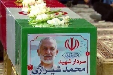 وداع باشکوه با پیکر سرلشکر شهید محمد شیرازی در حرم رضوی + تصاویر