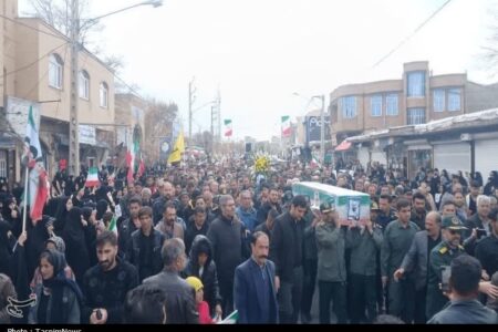 تشییع باشکوه 3 شهید حملات آمریکایی ـ صهیونی در آذربایجان غربی