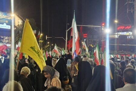 حضور حماسی و پرشور مردم سرایان در پنجاه و هشتمین قرار شبانه