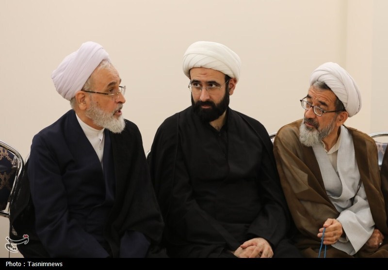 آیت الله اعرافی , شهید علی لاریجانی , حوزه علمیه , اخبار استان قم , 