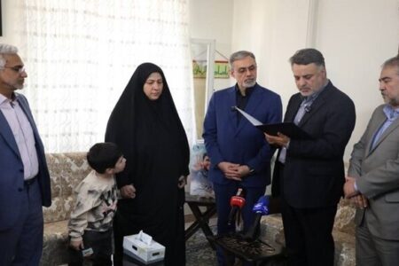 دیدار جانشین وزیر بهداشت با خانواده شهید مدافع سلامت