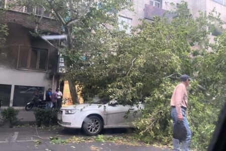 سرعت هولناک وزش باد در طوفان امروز تهران به ۹۰ کیلومتر بر ساعت رسید/ طوفان تا کی ادامه دارد؟