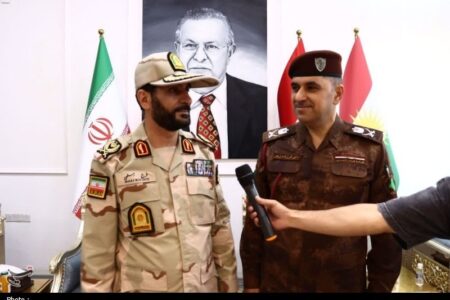 هم‌افزایی فرماندهان مرزبانی ایران و عراق/ تسهیل تردد زائران اربعین